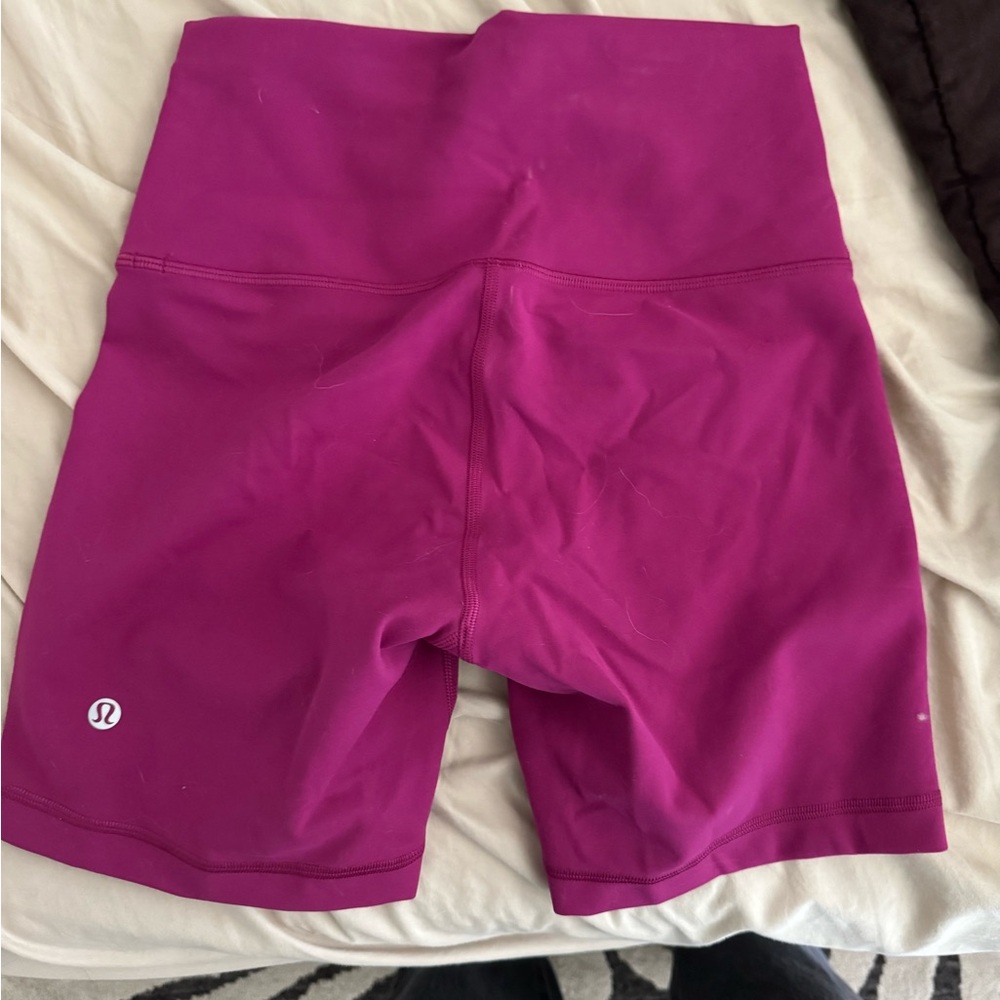lululemon athletica Women's Magenta Bike Shorts